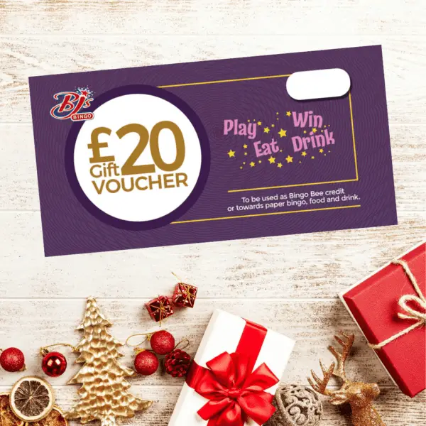 BJ's Bingo Kitts Green Gift Voucher