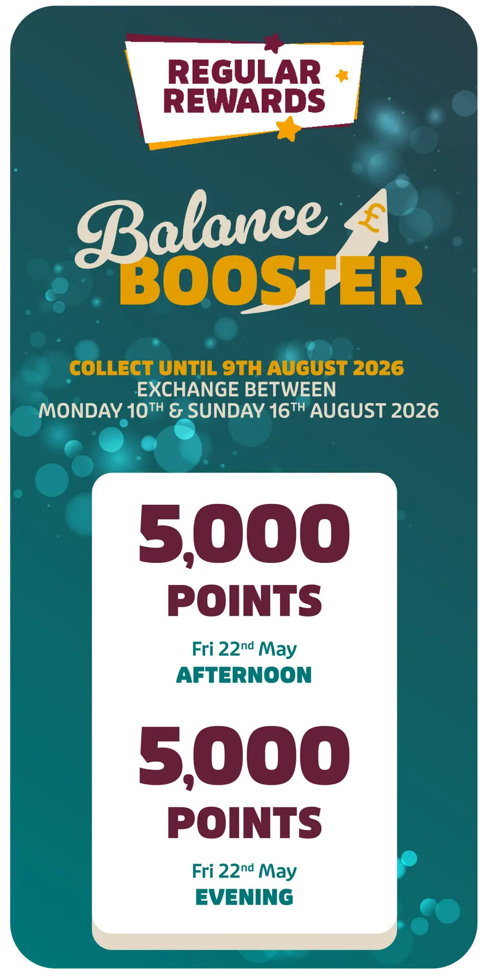 Regular Rewards