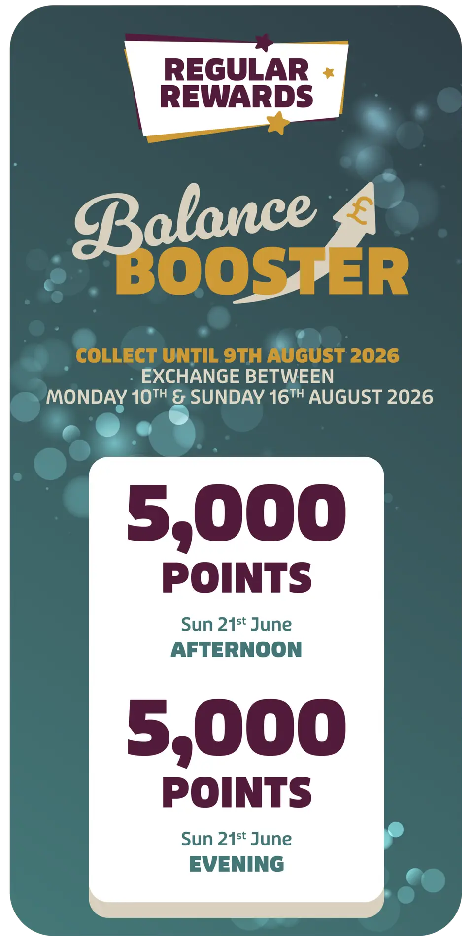 Regular Rewards