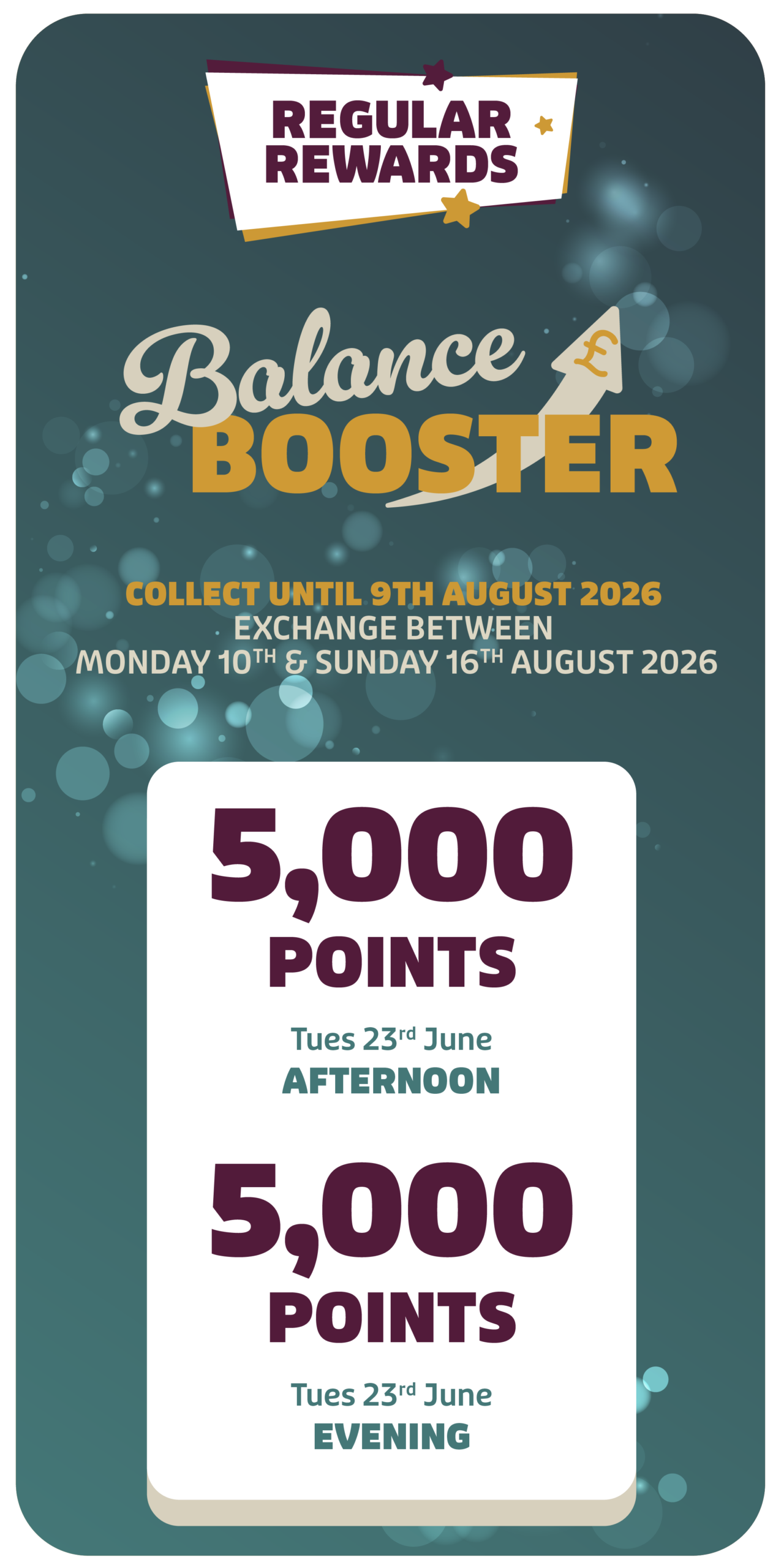Regular Rewards