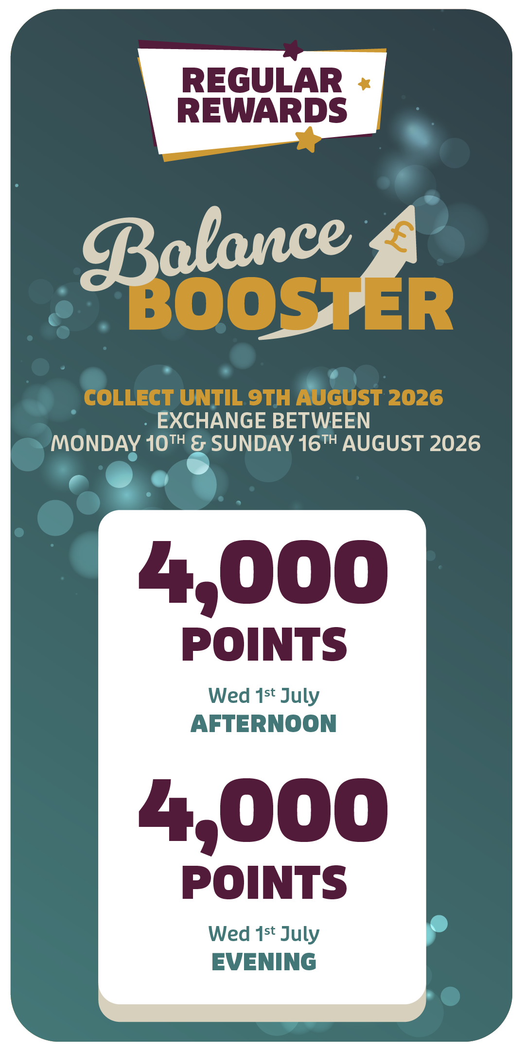 Regular Rewards