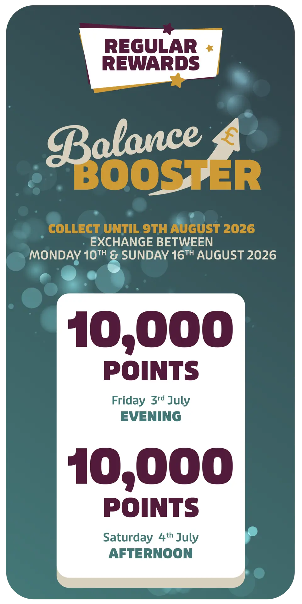 Regular Rewards