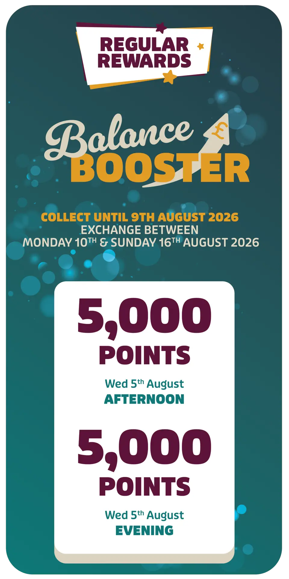 Regular Rewards