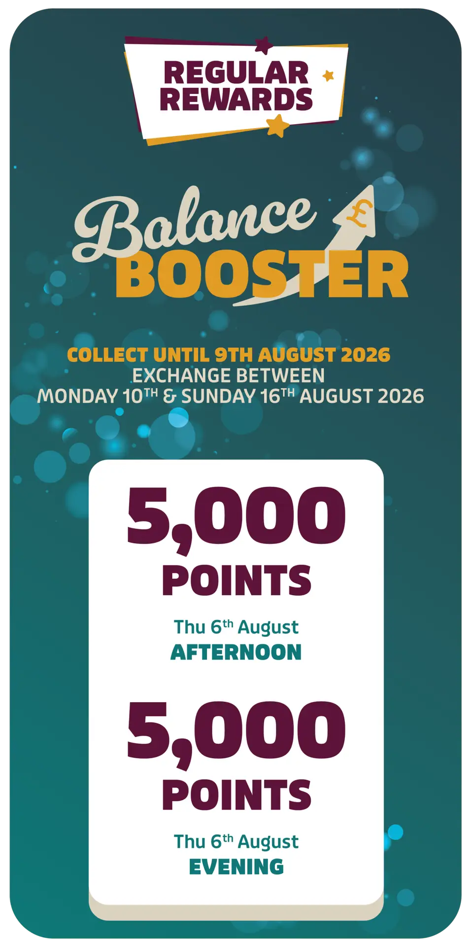 Regular Rewards