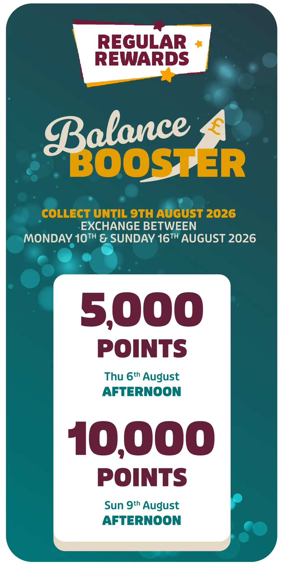 Regular Rewards